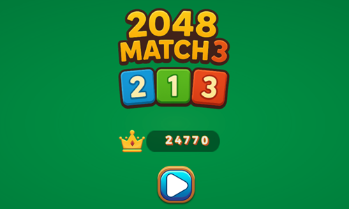 2048 Match 3 Game.