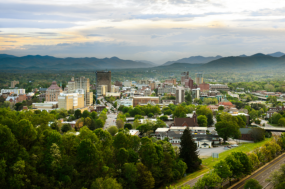 Ashville, NC Skyline.