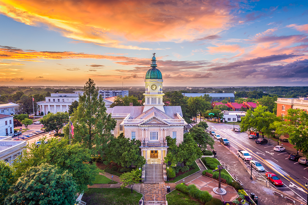 Athens, Georgia Skyline.