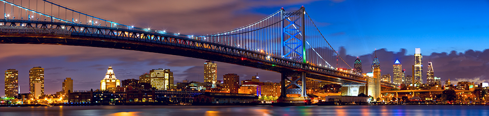 Ben Franklin Bridge.