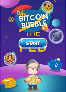 Bitcoin Bubble Shooter Game.