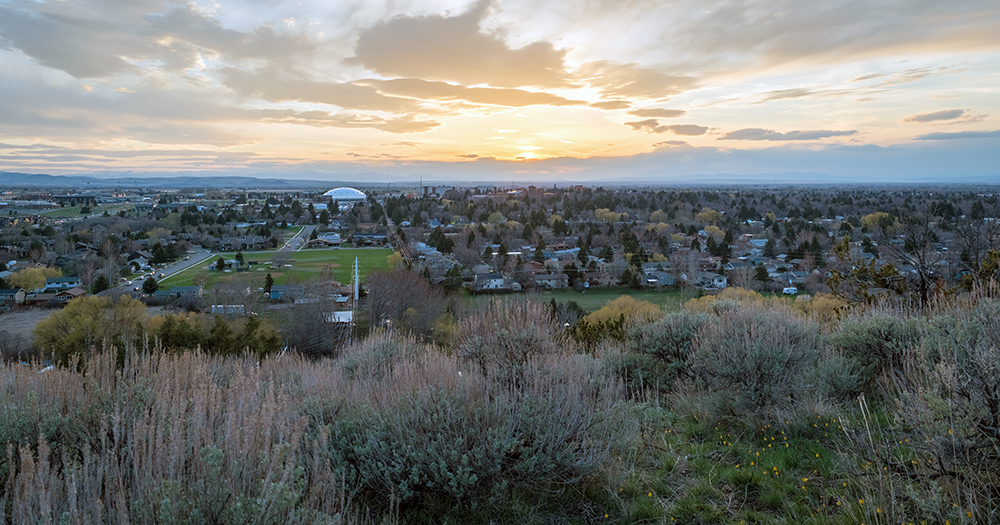 Bozeman Sunset.