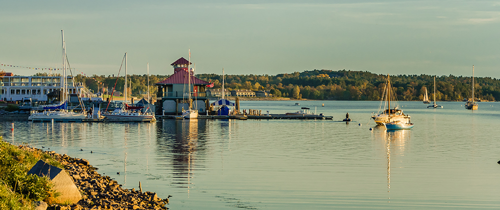 Burlington, Vermont Harbor.