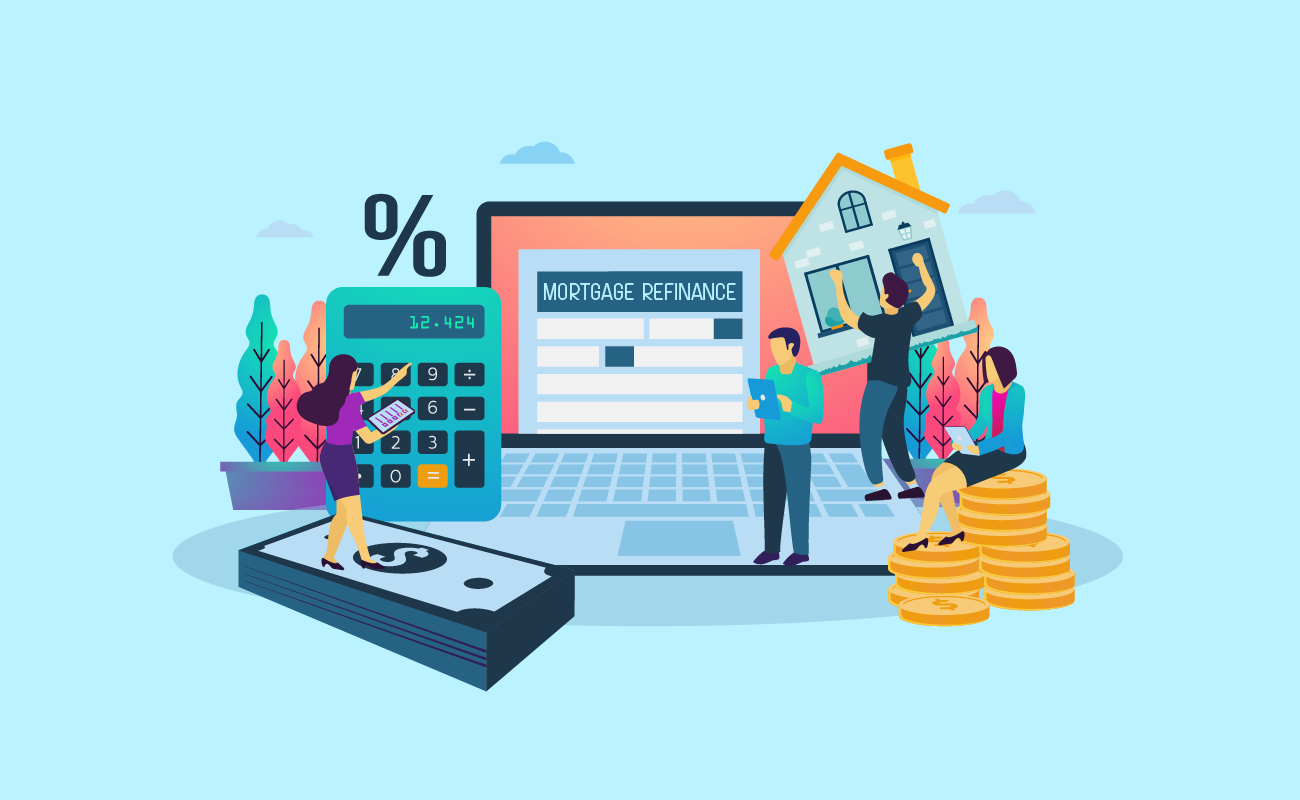 Calculating mortgage refinancing.