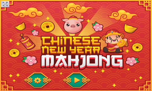 Chinese New Year Mahjong Game.
