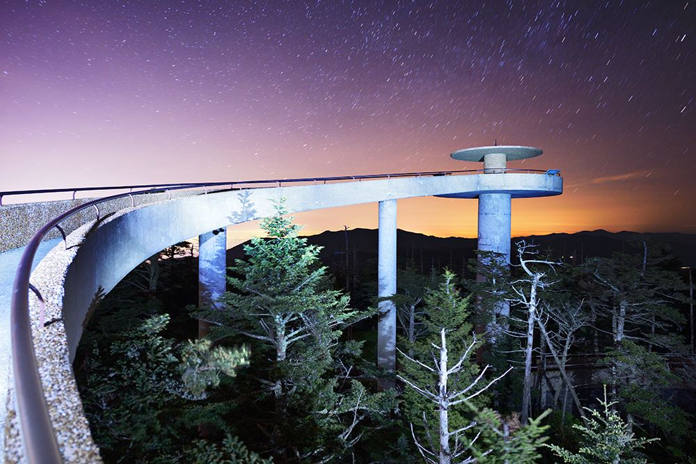 Clingman's Dome Observation Deck.