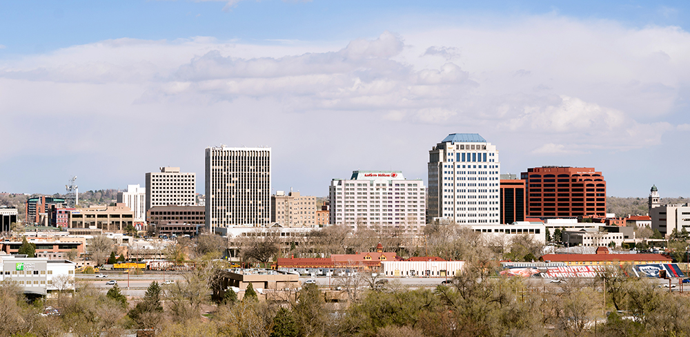 Colorado Springs Skyline.