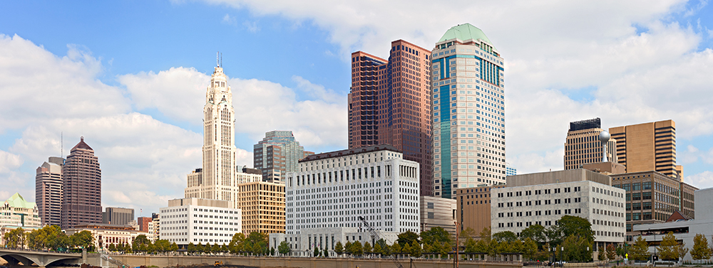 Columbus, Ohio Skyline.