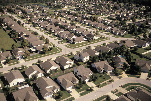 Aerial View of a Community.