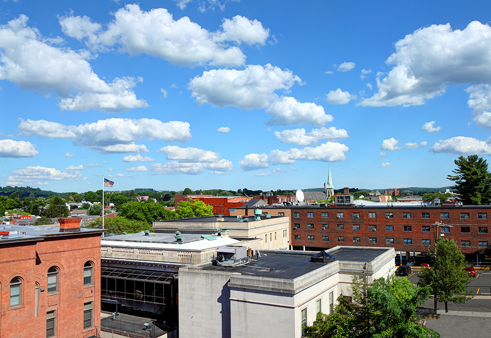 Danbury, CT Skyline.