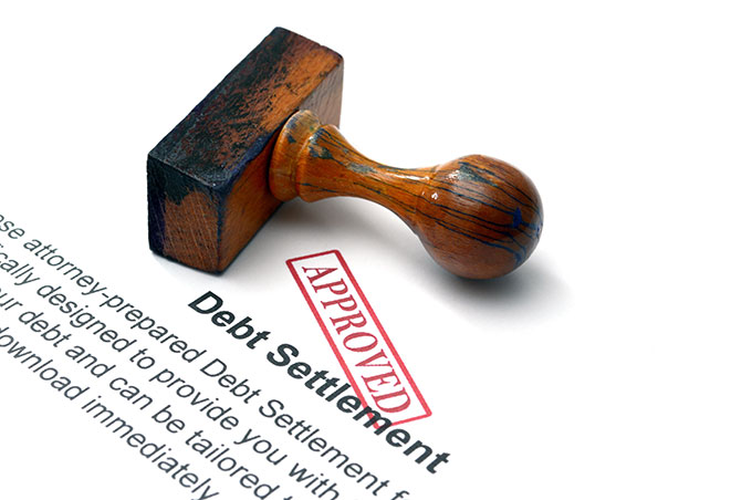 debt settlement stamped