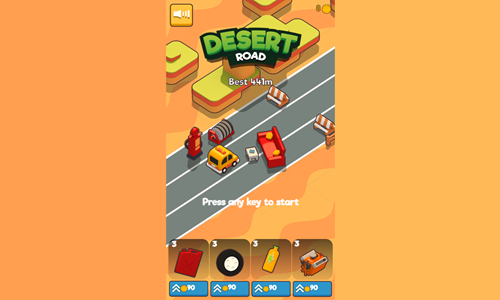 Desert Road Game.