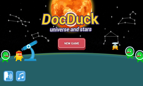 DocDuck Universe and Stars Game.