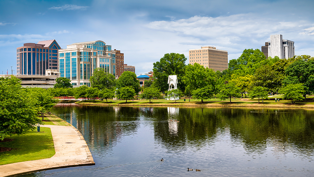 Downtown Huntsville.