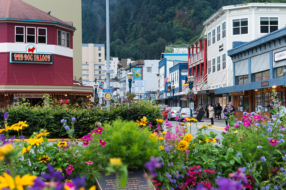 Downtown Juneau.