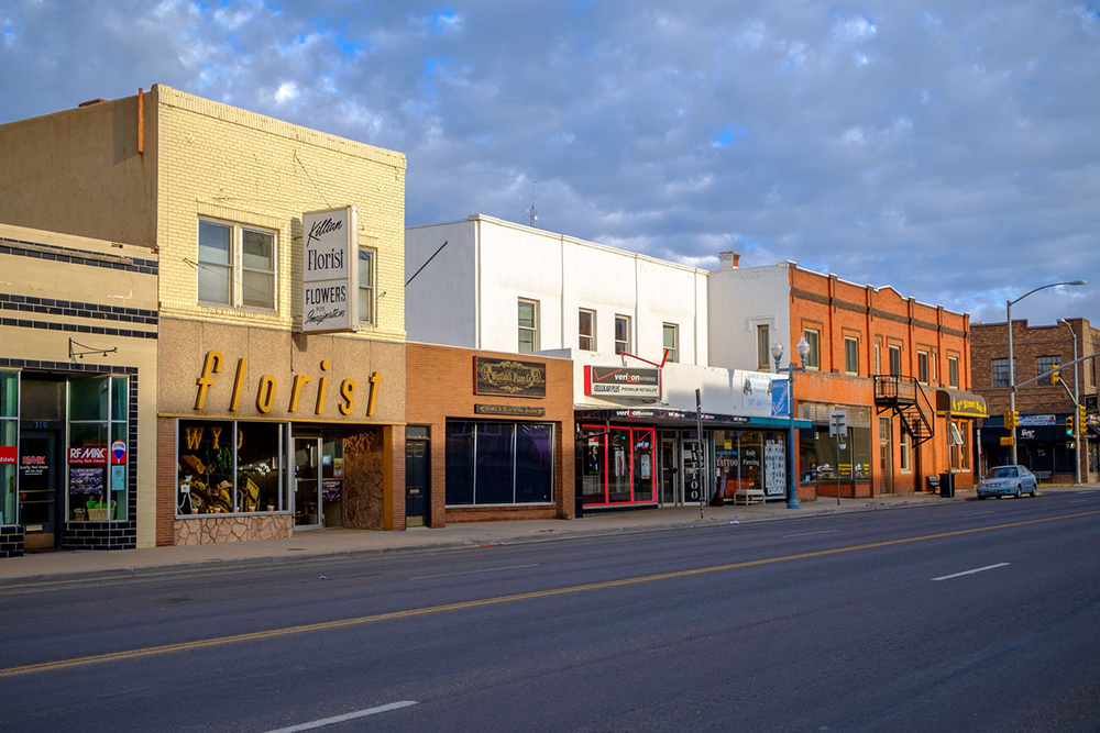 Downtown Laramie.