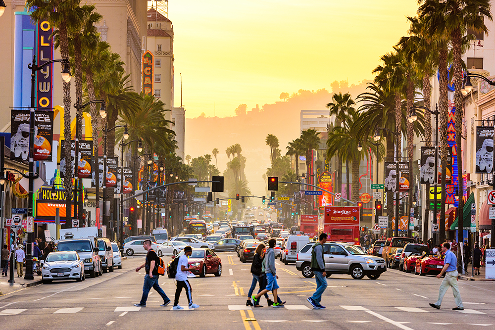 Hollywood in Downtown Los Angeles.