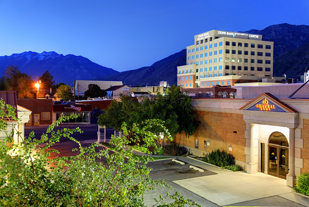 Downtown Provo Financial District.