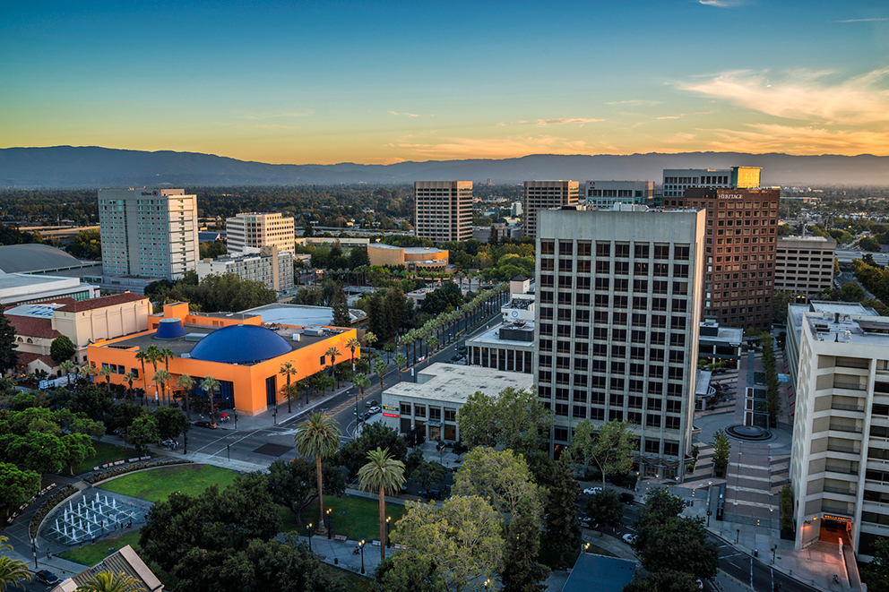 Downtown San Jose, California.