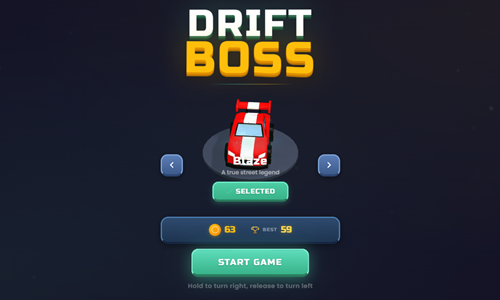 Drift Boss Levels Game.