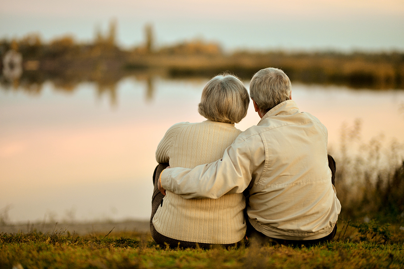 Elderly Couple in Nature.