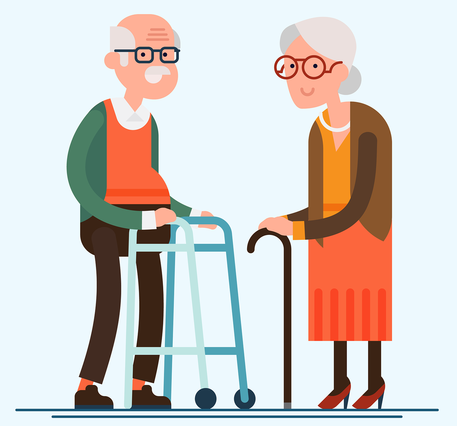 Elderly Couple.