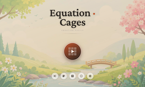 Equation Cages Game.
