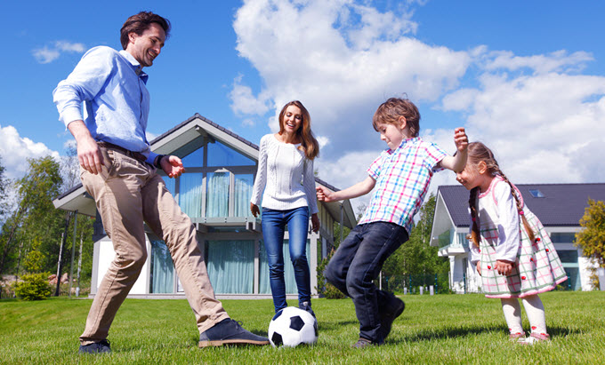 Family Playing.