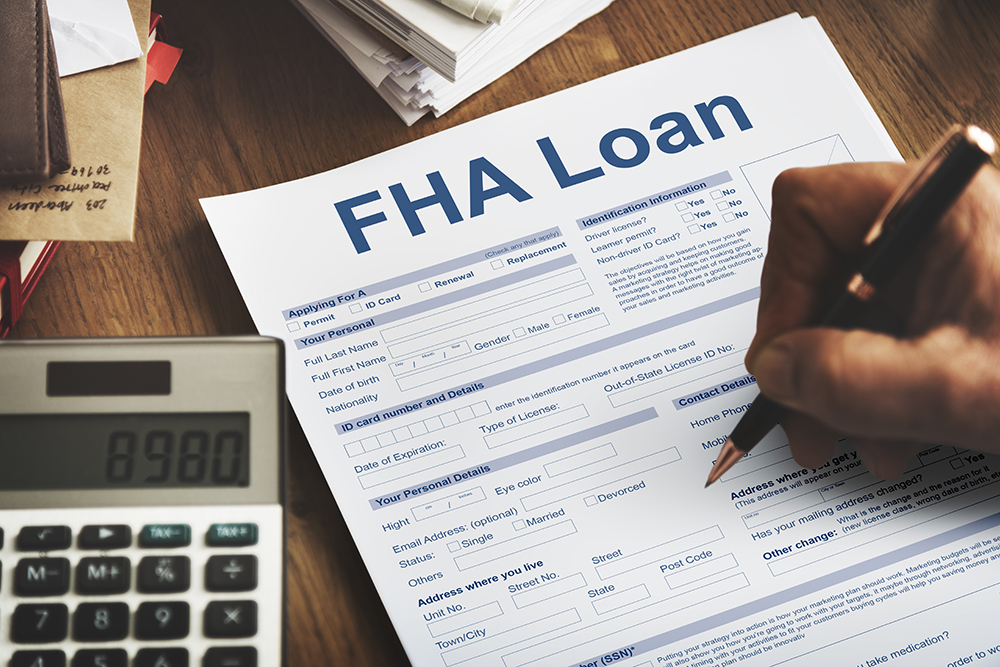 FHA loan document.