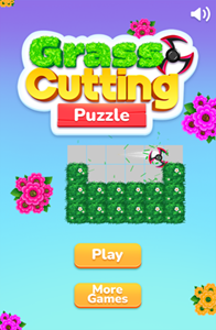 Grass Cutting Puzzle Game.