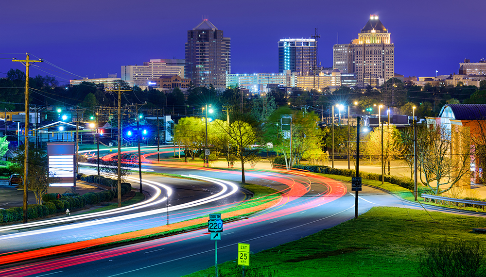 Greensboro Skyline.