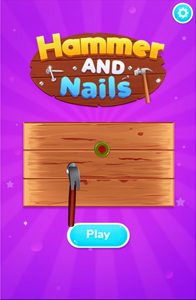 Hammer and Nails Game.