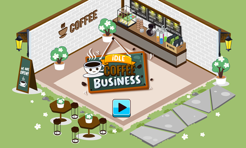 Idle Coffee Business Game.
