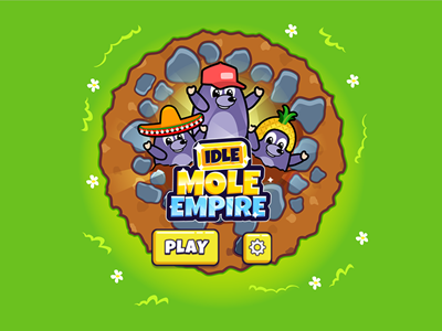 Idle Mole Empire Game.