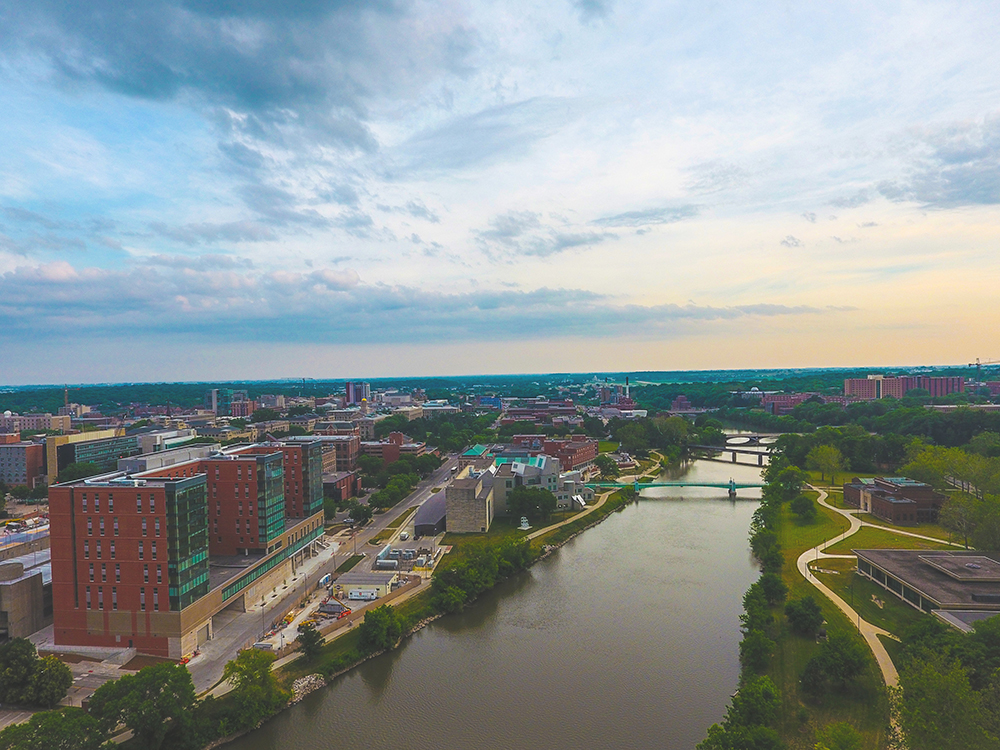 Iowa City Skyline.