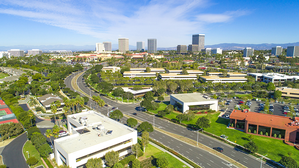 Irvine, CA Skyline.