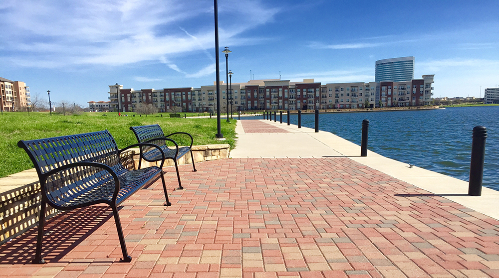 Waterfront of Irving, Texas.