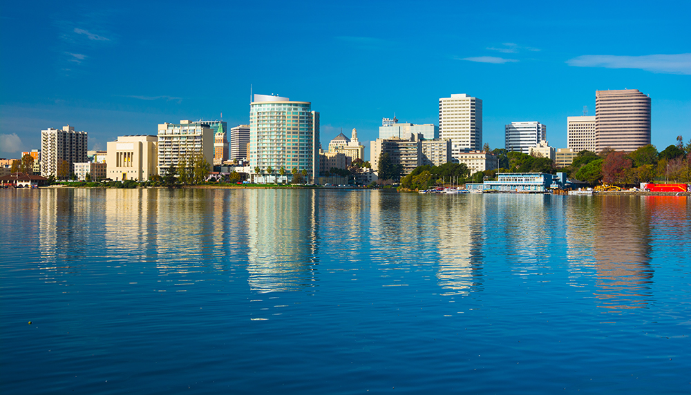 Lake Merritt in Downtown Oakland, CA.