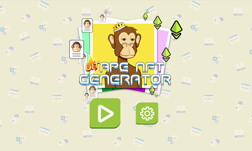 Lit Ape NFT Generator Game.