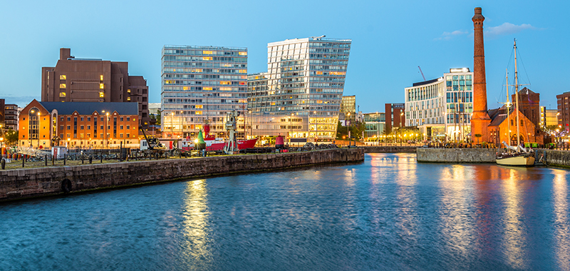 Canning Dock in Liverpool.