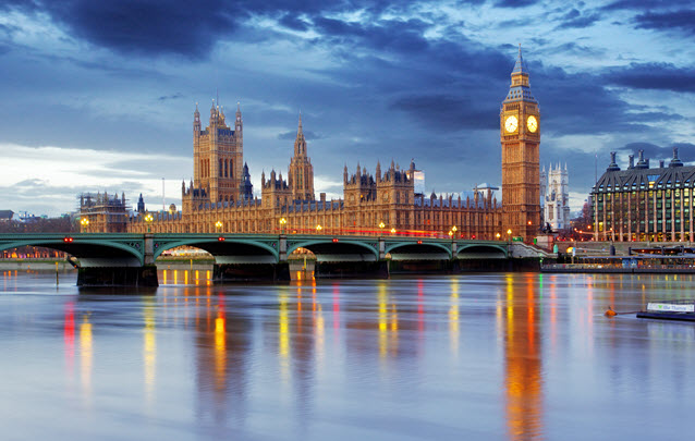 Big Ben in London.