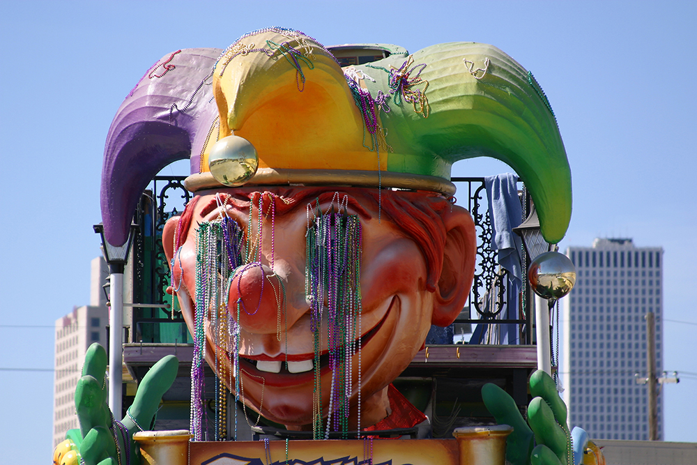 Mardi Gras Float Jester.