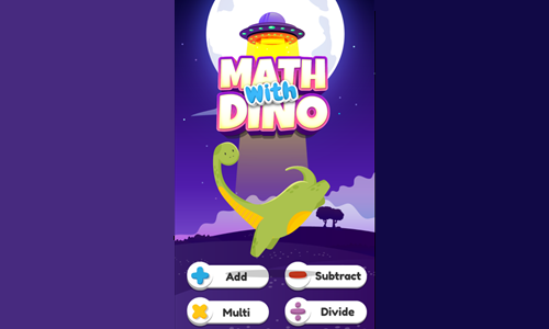 Math With Dino Game.
