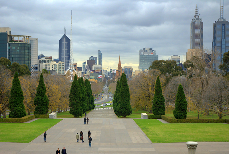 City Centre in Melbourne.