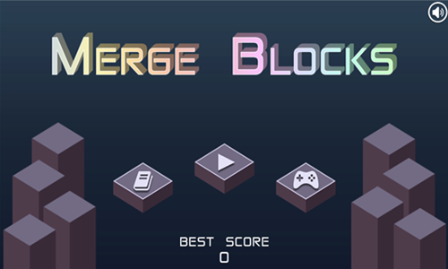 Merge Blocks Game.