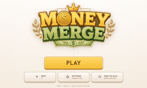 Money Merge Game.