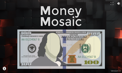 Money Mosaic Game.