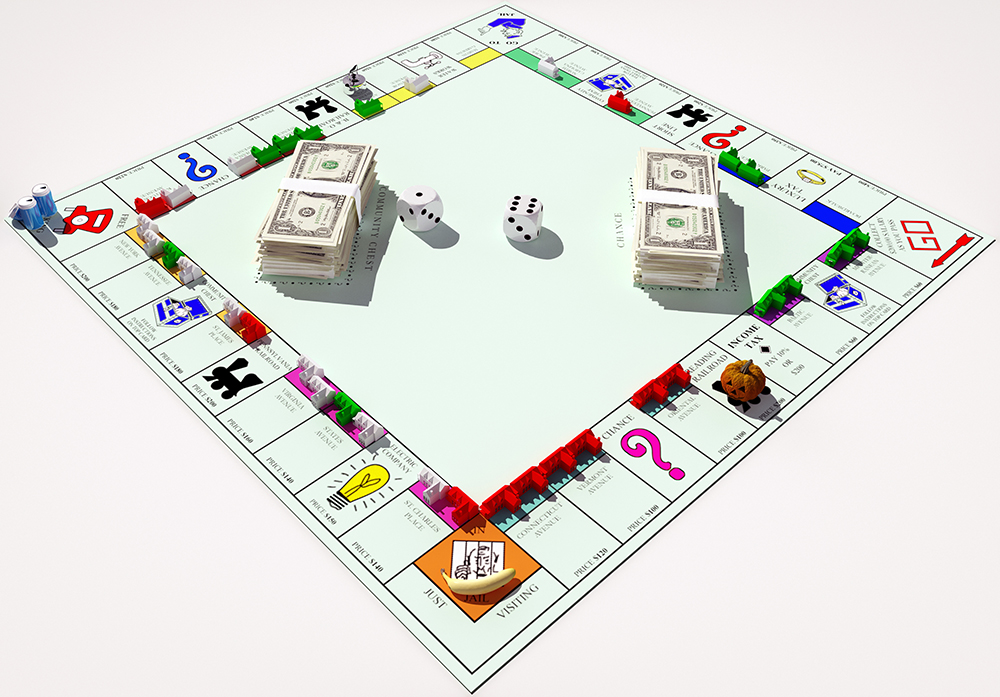 Monopoly Board.