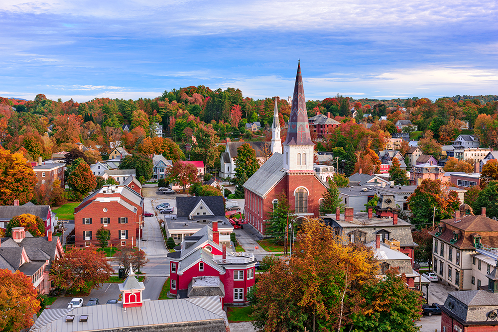 Aerial View of Montpelier.