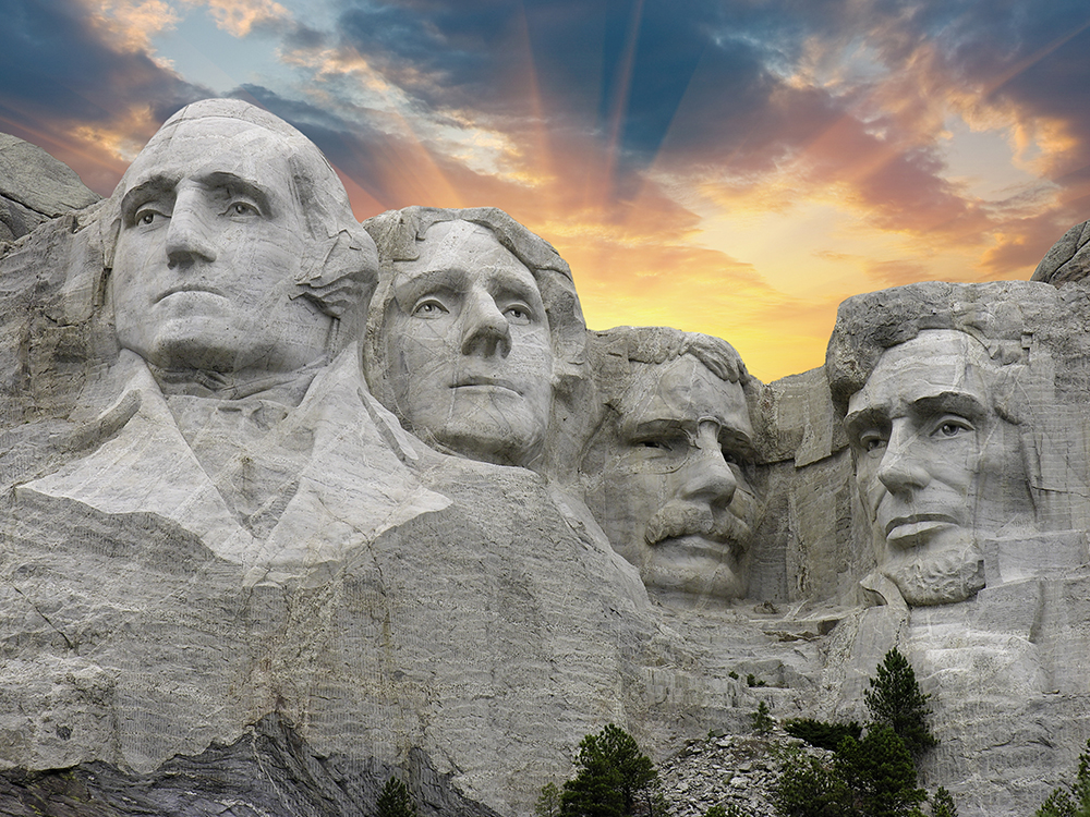 Mount Rushmore.